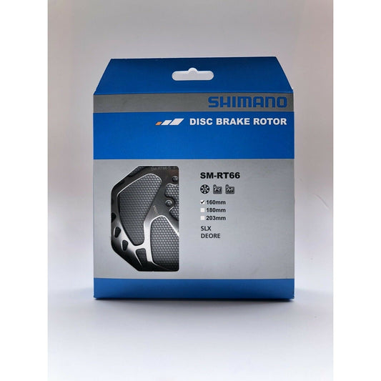 SHIMANO SM-RT66 SLX Disc Brake Rotor Stainless 6-Bolt 6" Inch 160mm Deore