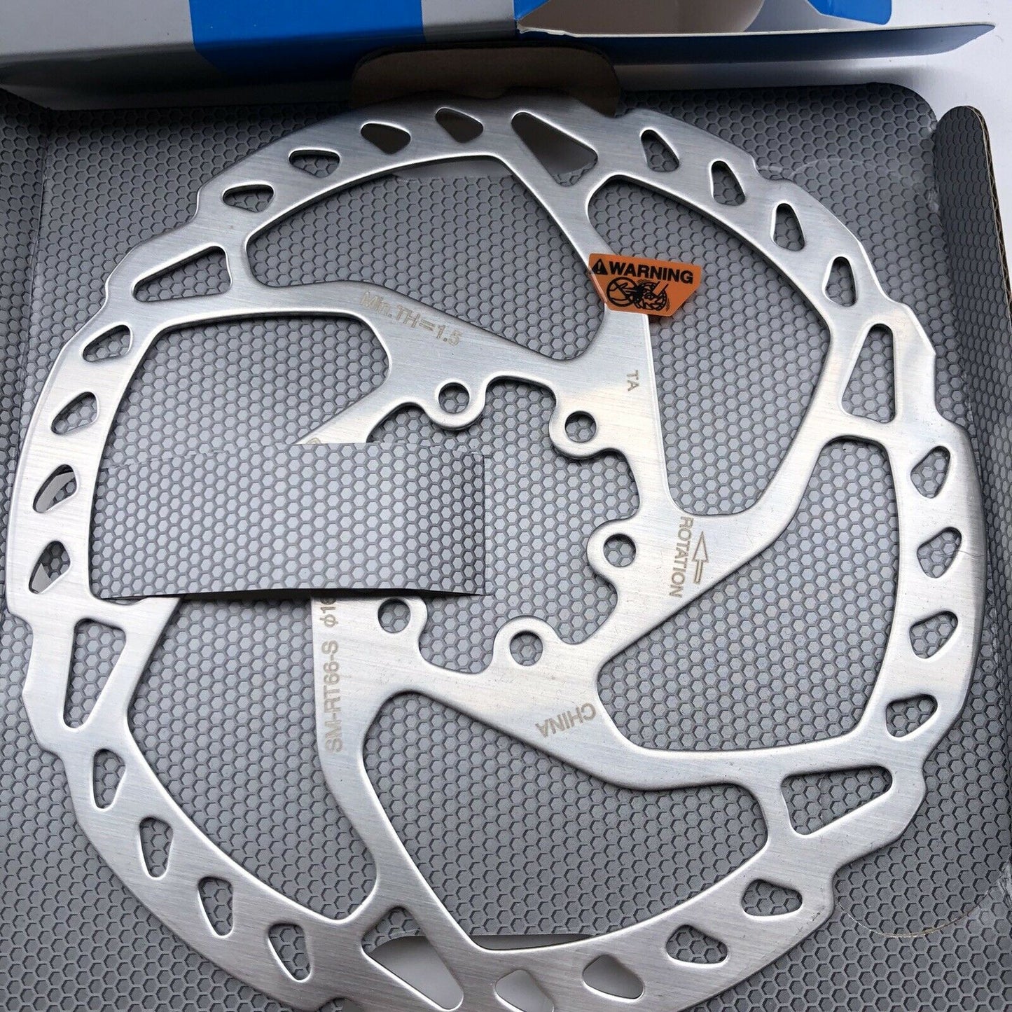 SHIMANO SM-RT66 SLX Disc Brake Rotor Stainless 6-Bolt 6" Inch 160mm Deore