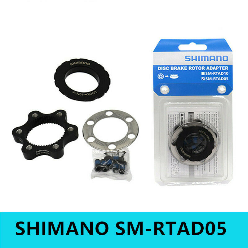 SHIMANO SM-RTAD05 Centrelock to 6 Bolt Disc Rotor Hub Adaptor Screw Wheel Lock