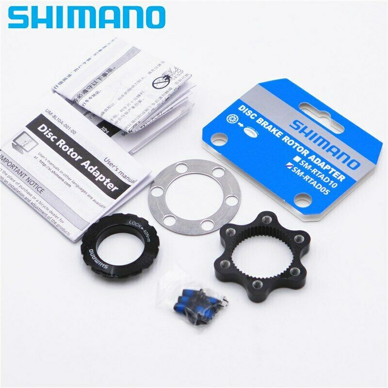 SHIMANO SM-RTAD05 Centrelock to 6 Bolt Disc Rotor Hub Adaptor Screw Wheel Lock