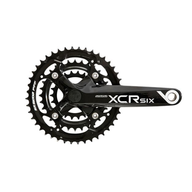 SR Suntour Shimano - alike Chainwheel Set 175mm 9-Speed Square Taper BB Black Alloy Outer Ring