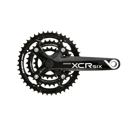 SR Suntour Shimano - alike Chainwheel Set 175mm 9-Speed Square Taper BB Black Alloy Outer Ring