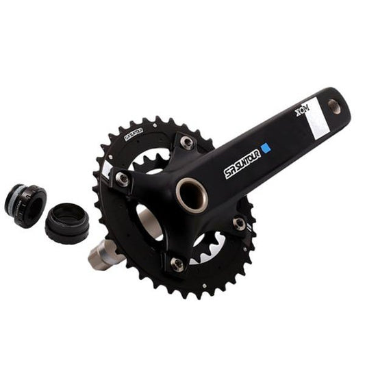 SR Suntour XCM-AX Chainwheel Set - 2x10spd, 170mm, 36T/22T, Black