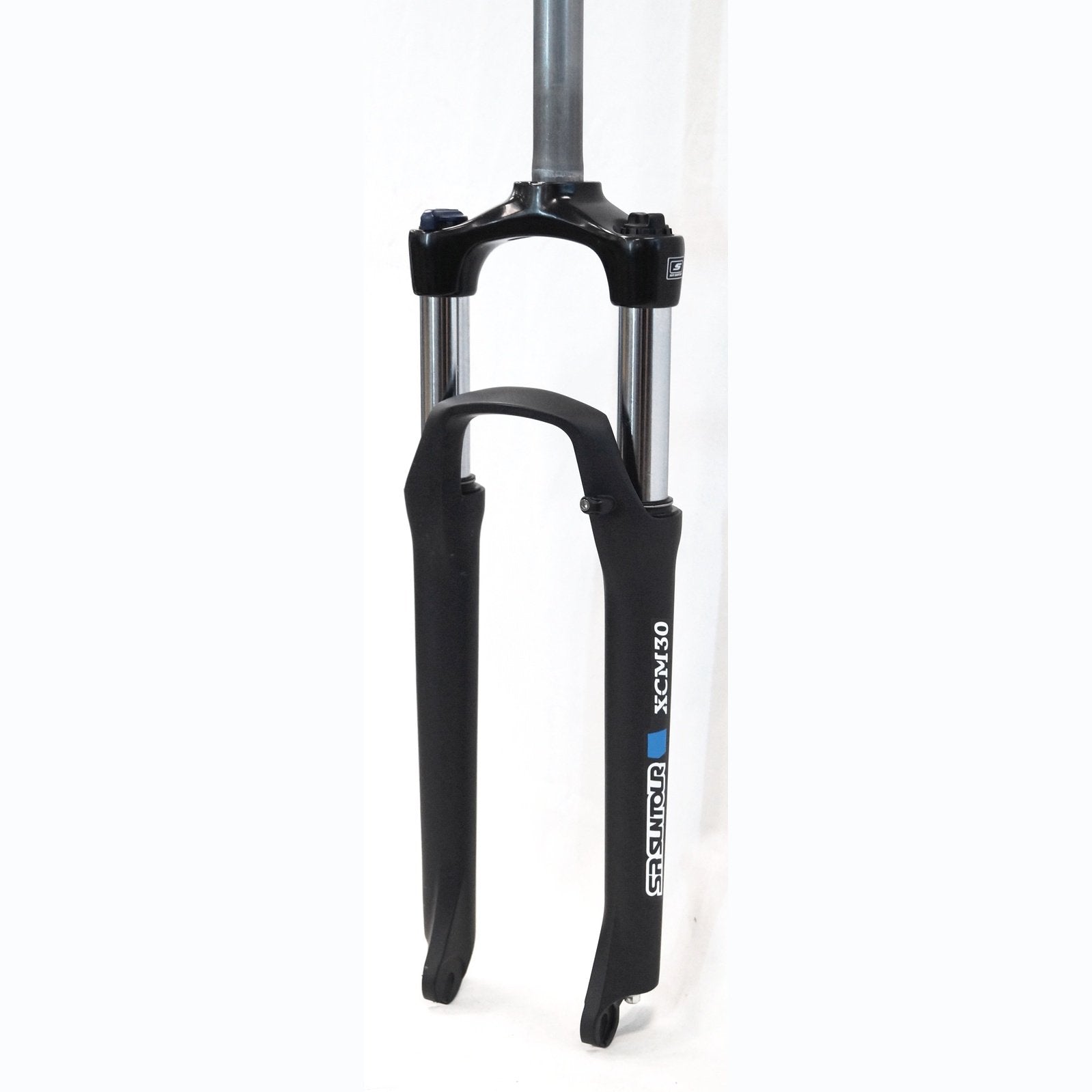 SR Suntour XCM HLO 27.5" Suspension Fork - Coil Spring, Hyd L/O, Disc Only, 100mm Travel, Matte Black