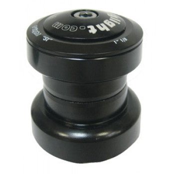 STRONGLIGHT O-LIGHT Steel Headset with Cartridge Bearings - 1 1/8" 34.0mm, 27mm Stack Height, Black