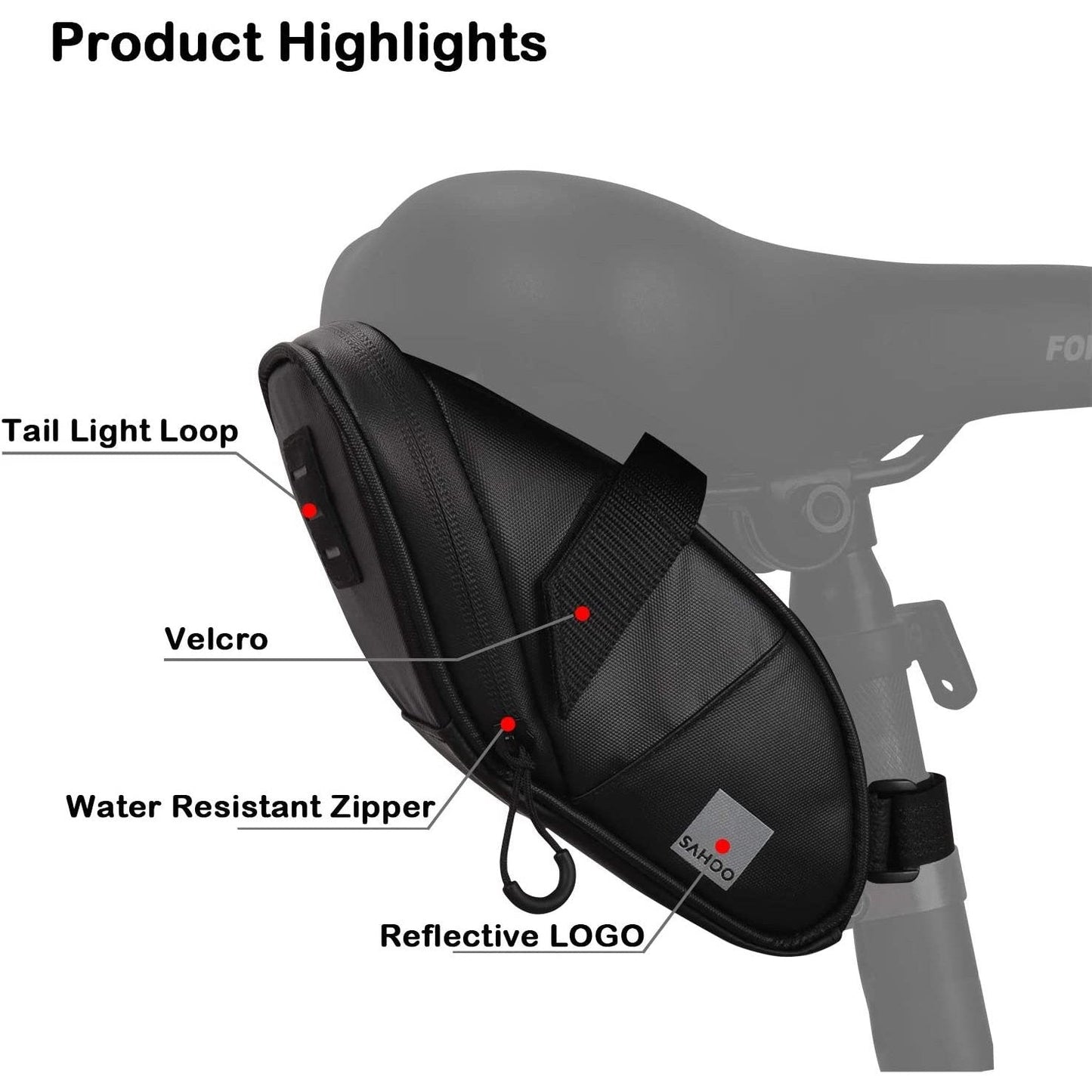 Sahoo Roswheel Race Series 131432 Ultralight Bike Saddle Bag