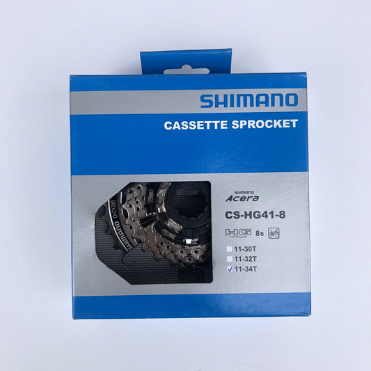 Shimano ACERA CS-HG41 8 Speed Cassette 11-34T Freehub Bike Part Bicycle Cog Gear