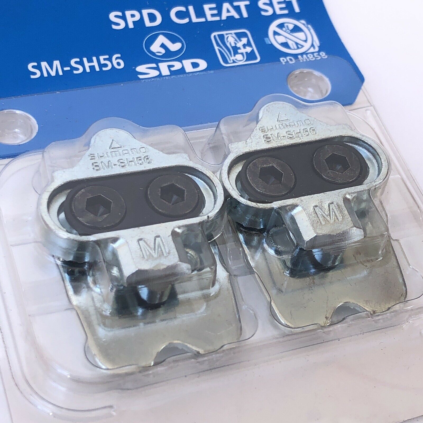 Shimano SH56 SPD Multi Release Cleat Set Metal Road Mountain Bike Bicycle Shoe