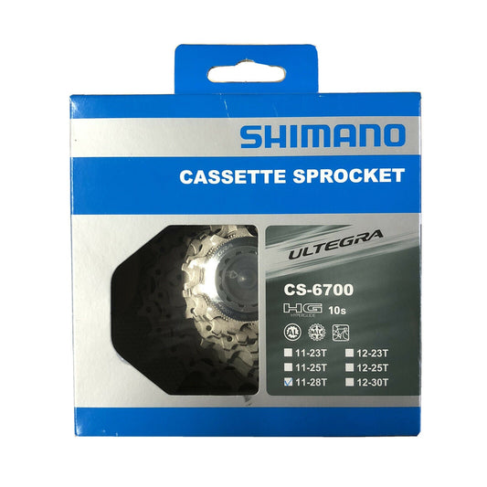 Shimano Ultegra 6700 10 Speed Cassette - Size 11-28 Freehub Bike Part Bicycle
