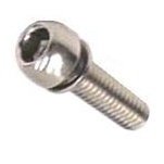 Stainless Steel M6 Stem Bolt - Allen Key Type, 20mm Length, Round Head