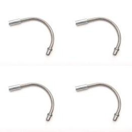Stainless Steel V Brake Cable Guide - 135 Noodle 4-Pack