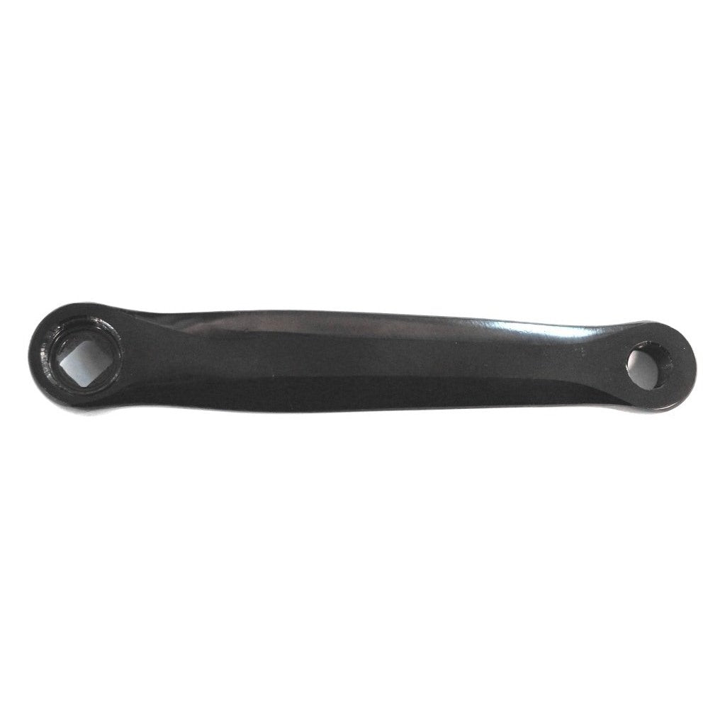 Steel LH Crank Arm 165mm Diamond Taper - BLACK