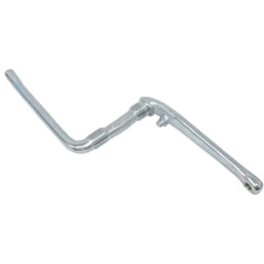 Steel Silver One-Piece Crank with Pivot - 127mm/5"