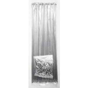 Steel Spokes 14G-308mm with Brass Nipples - Pack of 144
