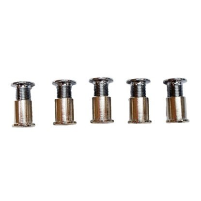 Steel Triple Chain Ring Bolt Set - Silver C.P.