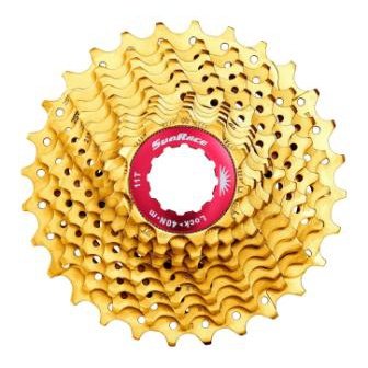 Sunrace 11-Speed Cassette - 11-32T, Titanium-nitride Gold