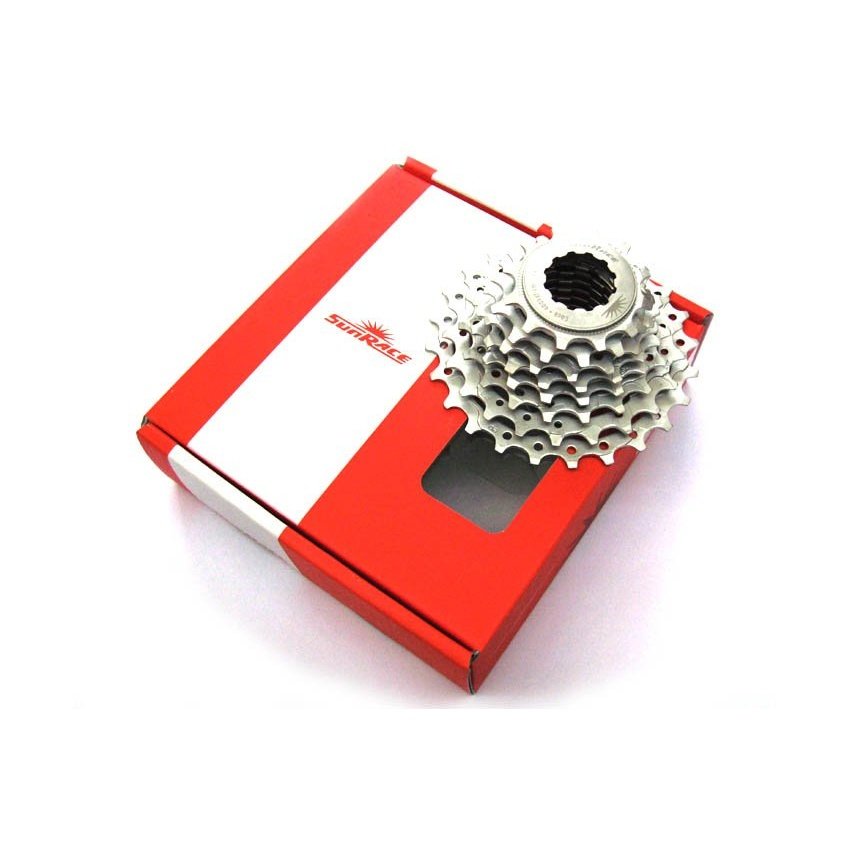 Sunrace 12-25 8-Sp Cassette Nickel Silver Csr868Bq