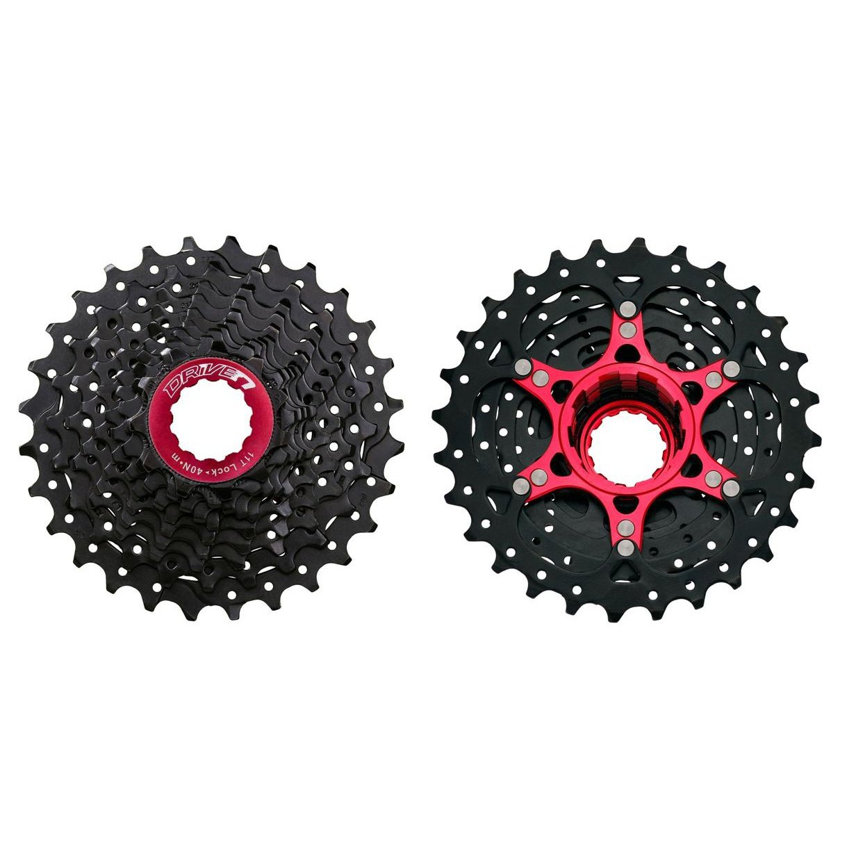 Sunrace SRAM CSRX0 10-Speed Cassette - 11-32T Black Chrome