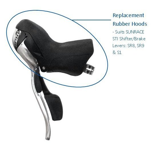 Sunrace STI Shifter Rubber Hoods - SR8, SR9, S1