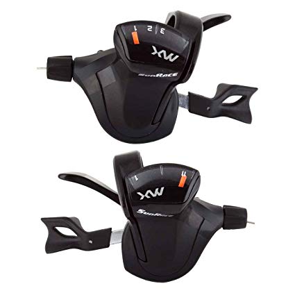 Sunrace Shifter Dual Lever Set R11 & L3 Speed Black
