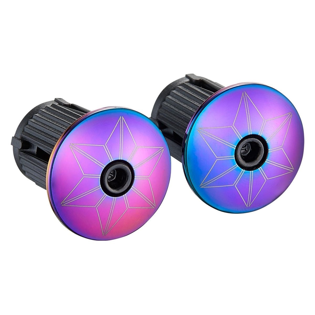 Supacaz Bling Oil Slick Tape + Oil Slick Plugs