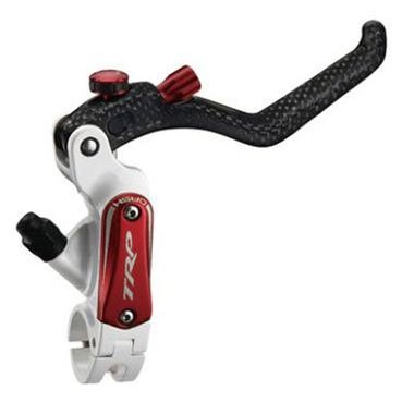 TEKTRO Dash Carbon RH White Lever - Lightweight and Durable