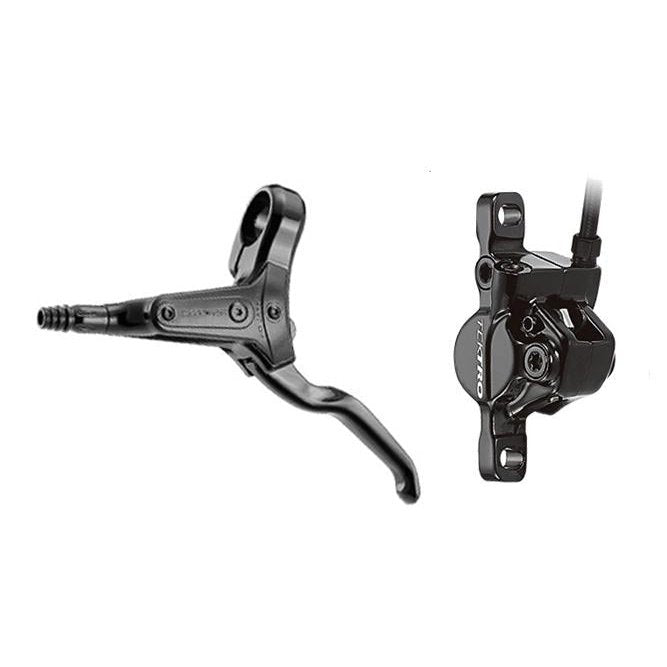 TEKTRO HD-M285R Rear Hydraulic Disc Brake Kit - Alloy Caliper & Lever, Pre-Bled Hose, Black, Post Mount
