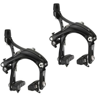 TEKTRO R539 Road Caliper Pair - Black, Dual Pivot, 47-57mm
