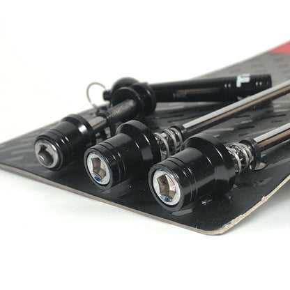 TRANZ X - Bike Axle Security Skewer Lock Quick Release Wheel Mtb/Road Black QR
