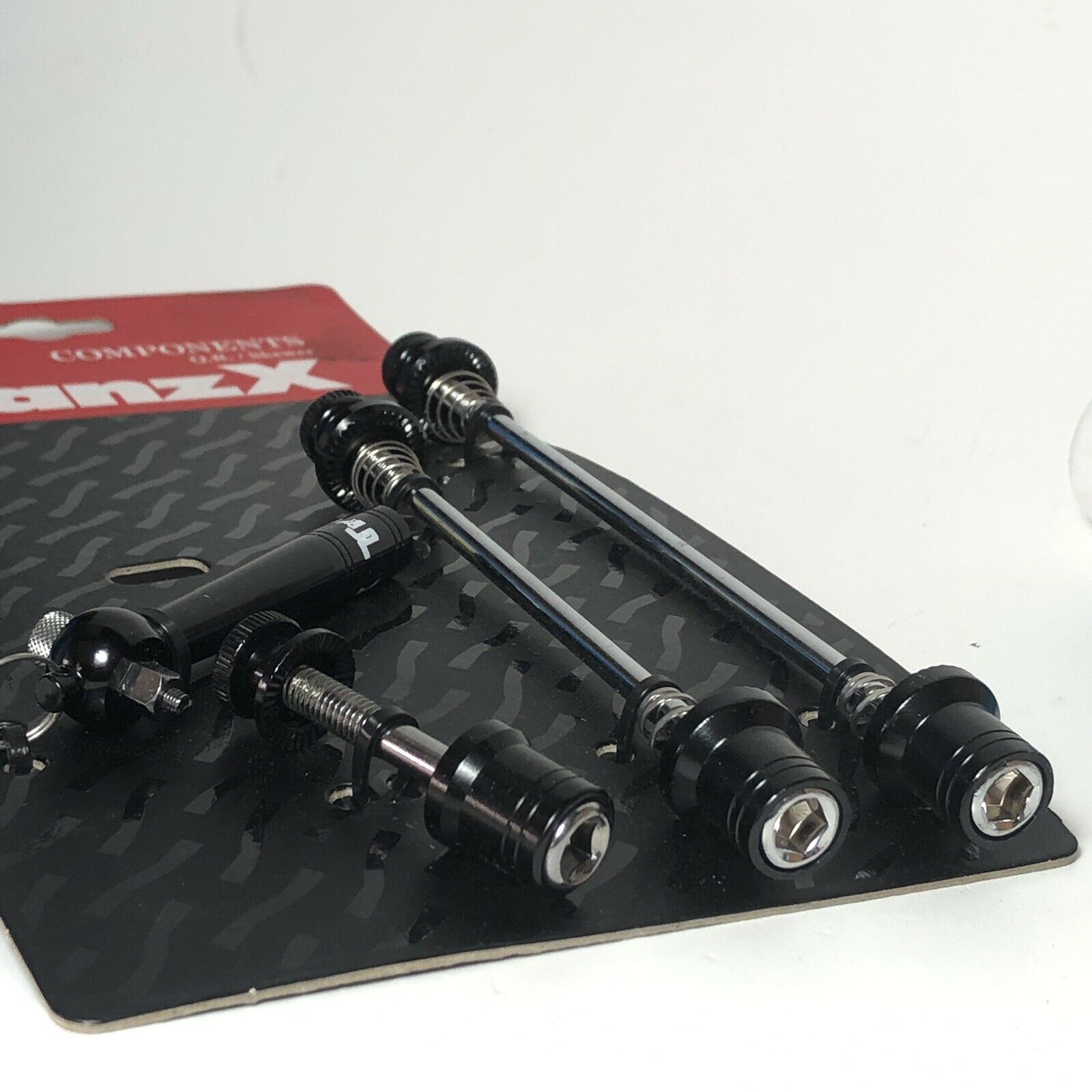 TRANZ X - Bike Axle Security Skewer Lock Quick Release Wheel Mtb/Road Black QR