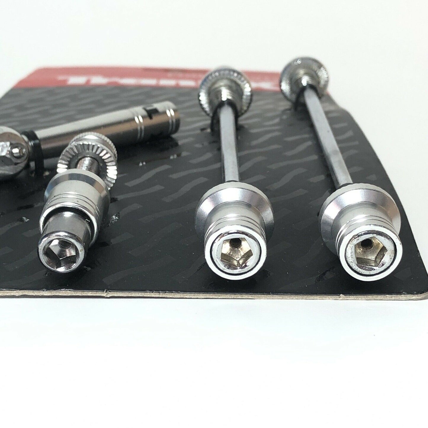 TRANZ X - Bike Axle Security Skewer Lock Quick Release Wheel Mtb/Road Silver QR