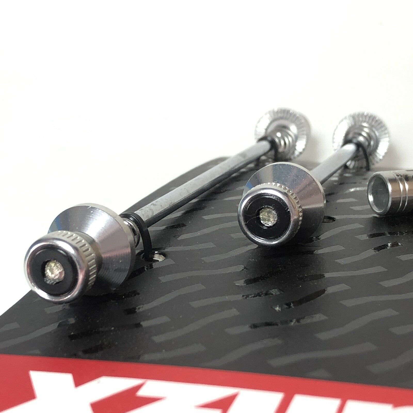 TRANZ X - Bike Axle Security Skewer Lock Quick Release Wheel Mtb/Road Silver QR