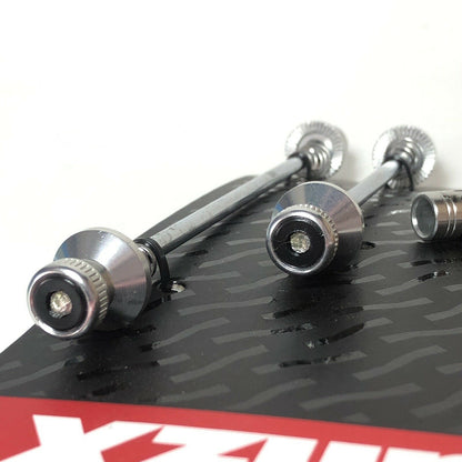 TRANZ X - Bike Axle Security Skewer Lock Quick Release Wheel Mtb/Road Silver QR