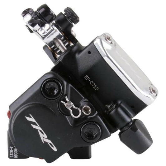 TRP HY-RD Flat Mount Cable Actuated HYDRAULIC Disc Brake Calliper Black 140/160