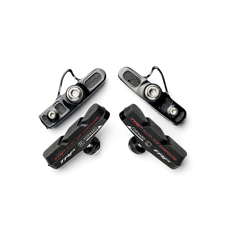 TRP INPLACE Threaded Brake Pad Set - 4 Pieces for Road & TT Brakes
