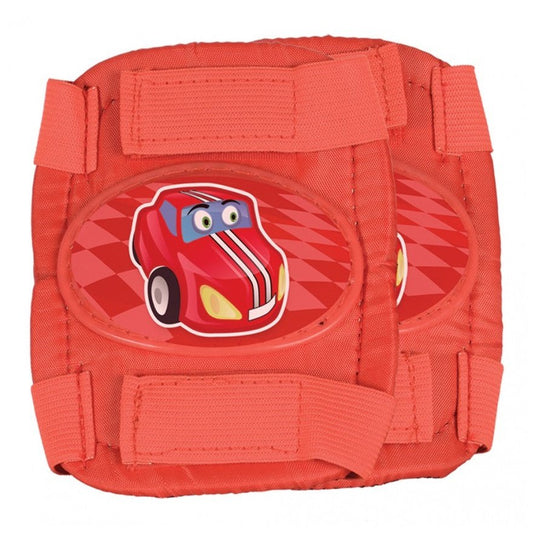 TRP Oxford Little Racers Elbow & Knee Pad Set - Red, Protective Gear for Kids