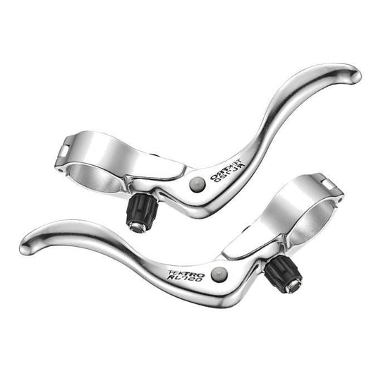 Tektro Alloy Inline Brake Lever for Road & Cyclo X Bikes - SILVER Sold in Pairs
