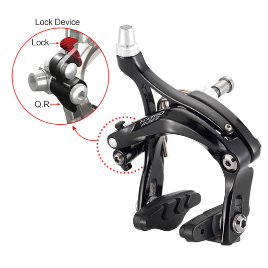 Tektro Caliper Brake Set - Dual Pivot, Forged Alloy, Big Tyre Design