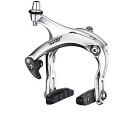 Tektro Caliper Brake Set Dual Pivot Forged Alloy Q/R SILVER ANODIZED