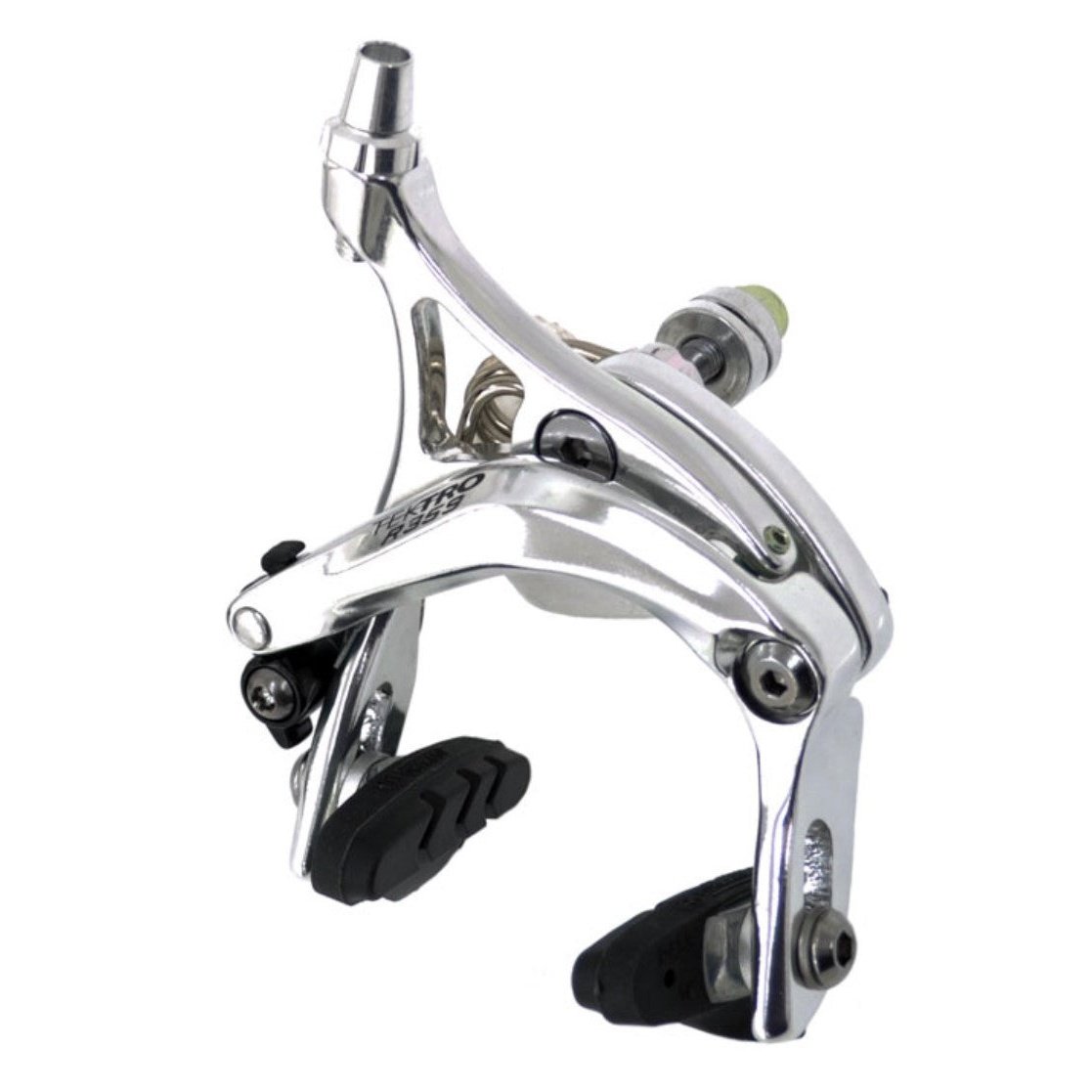 Tektro Caliper Brake Set - Dual Pivot, Forged Alloy, SILVER