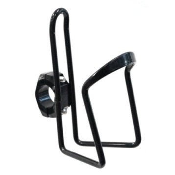 TourSeries Alloy TourSeries Bidon Cage - Handlebar Mount, Black, Fits 22.2 Bars