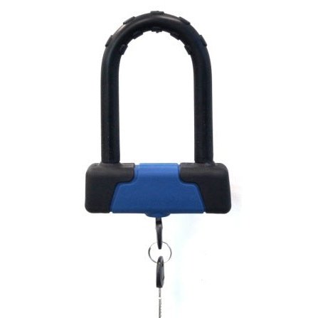 TourSeries Silicone U-Shackle Lock 135x185mm with Keys - Secure Your Possessions