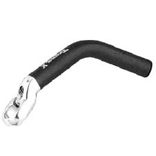 TranzX ProBike L Bend Bar Ends Adjustable, Long Type, 160mm, Black