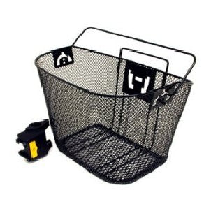 TsaiYarn Front Mesh Basket with Q/R Bracket - Black