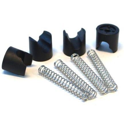 TsaiYarn Steel QR Rear Mesh Basket Spare Boots & Springs Set 4