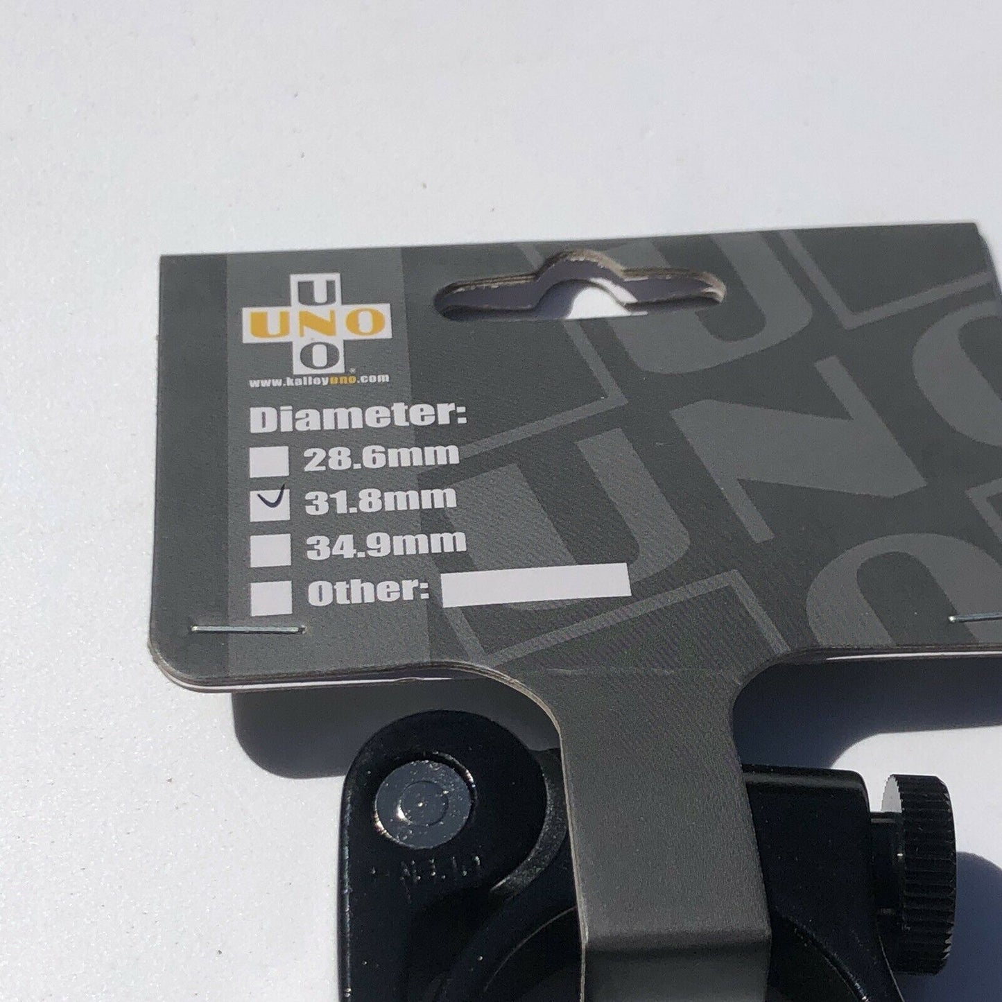 UNO - Seat Post Clamp Quick Release Black 31.8mm QR