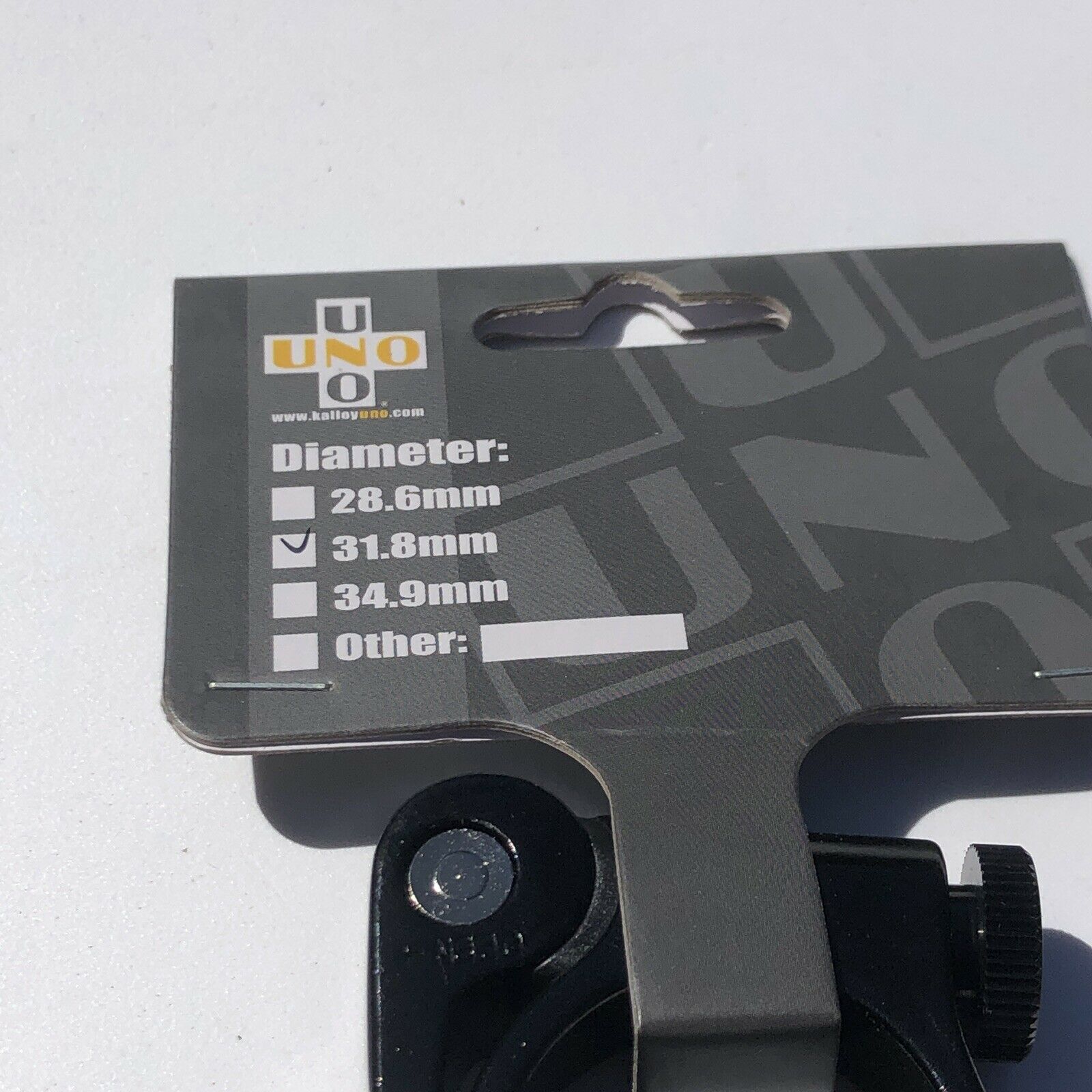 UNO - Seat Post Clamp Quick Release Black 31.8mm QR