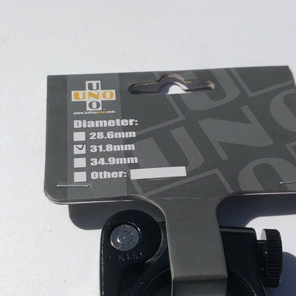 UNO - Seat Post Clamp Quick Release Black 31.8mm QR