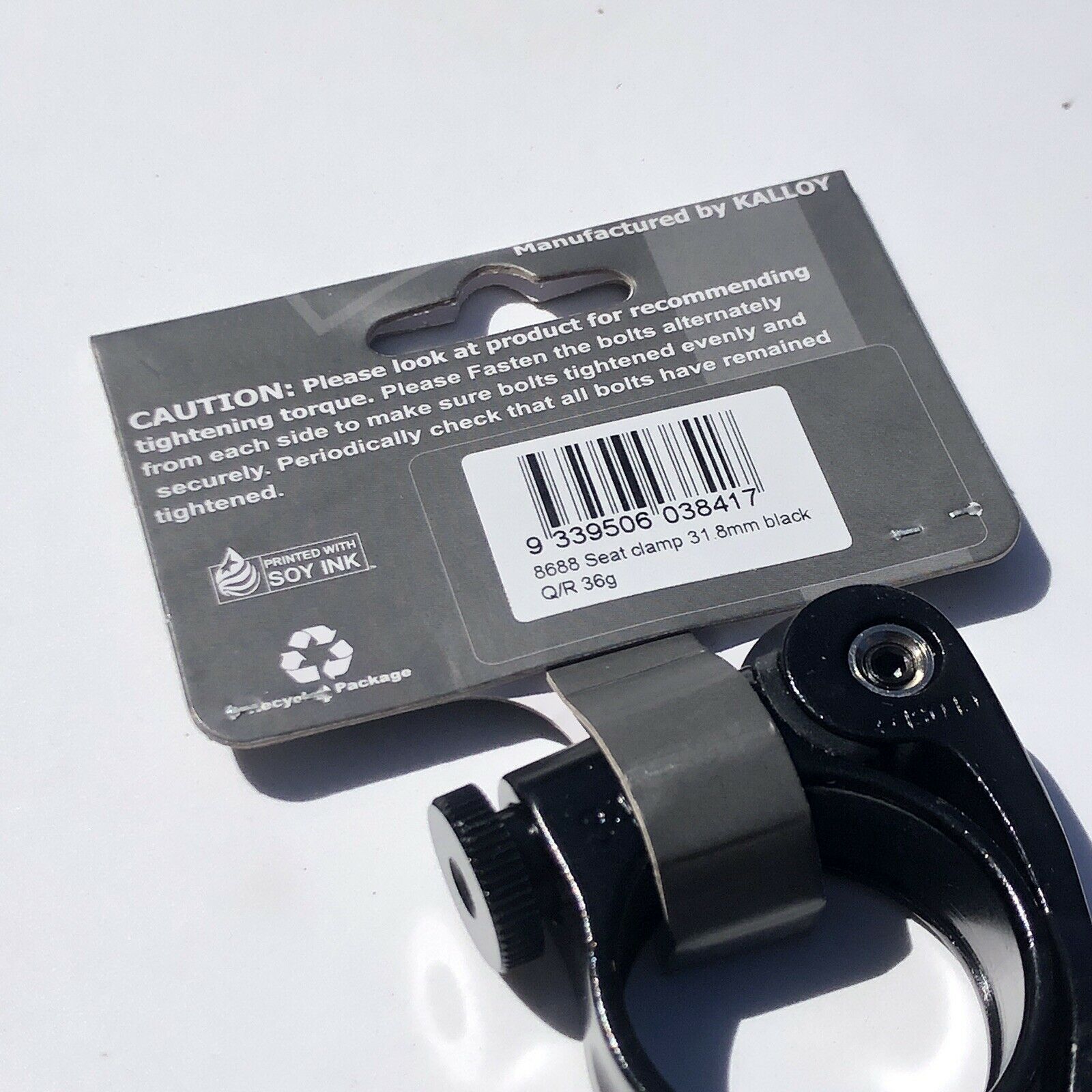 UNO - Seat Post Clamp Quick Release Black 31.8mm QR