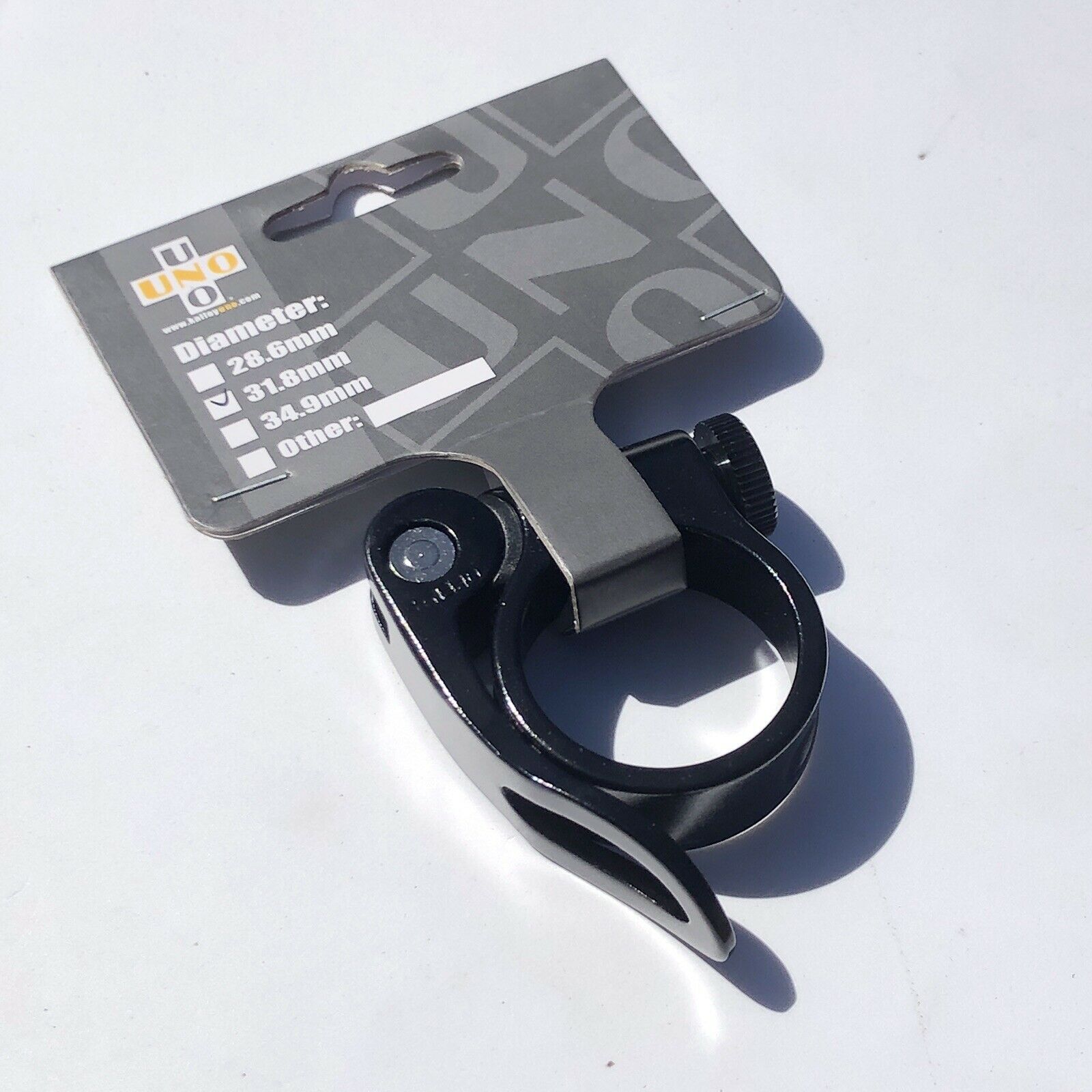 UNO - Seat Post Clamp Quick Release Black 31.8mm QR
